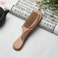 Natural Peach Wood Comb Close Teeth Anti-Static Head Massage Hair HealthTools