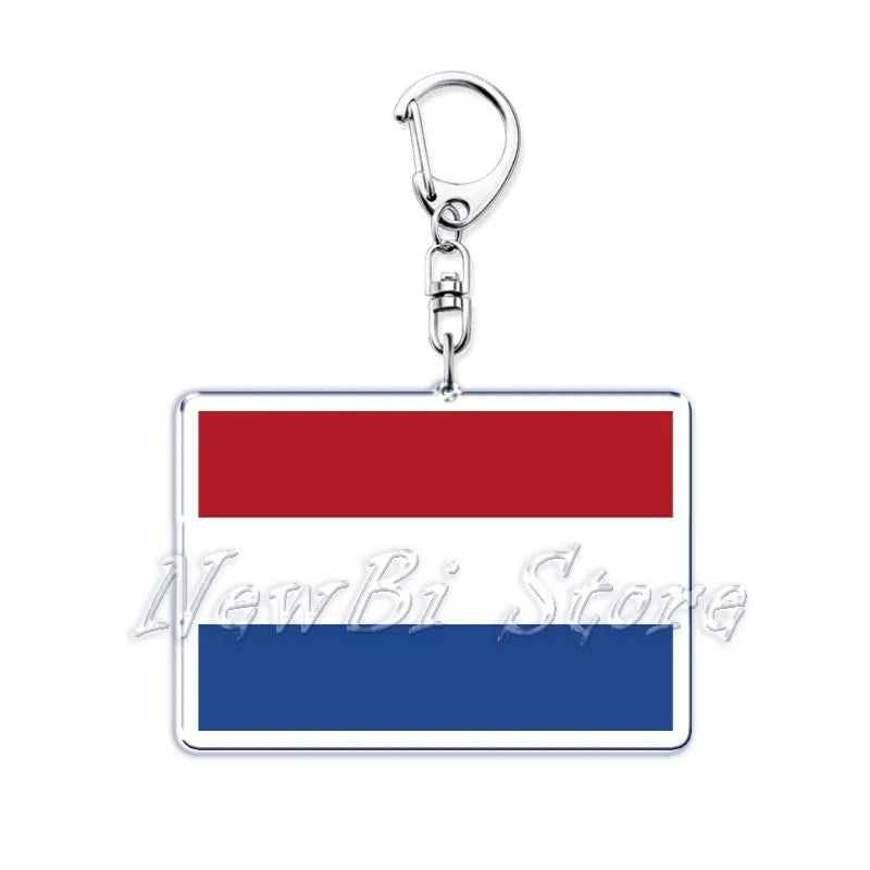 Country Flags Key Chain Keychains Ring for Accessories Bag Pendant American Britain Korean Korean Keyring Jewelry Fans Gifts