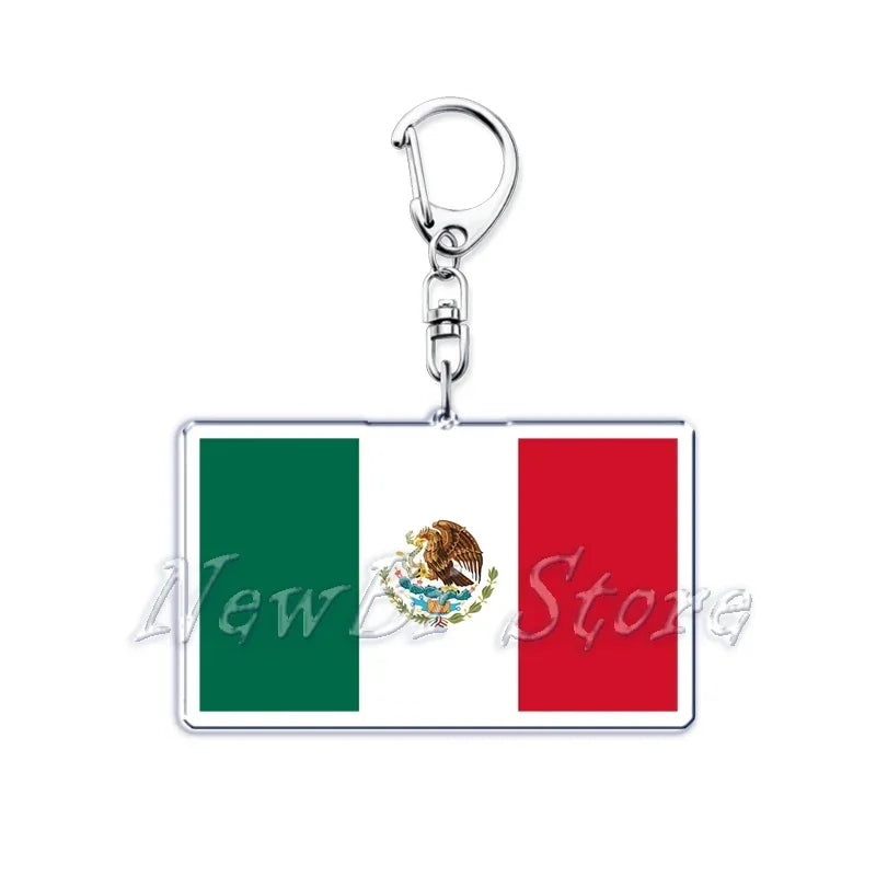 Country Flags Key Chain Keychains Ring for Accessories Bag Pendant American Britain Korean Korean Keyring Jewelry Fans Gifts