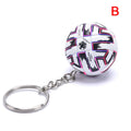 Premium 3D Football Leather Keychain