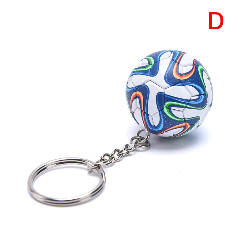 Premium 3D Football Leather Keychain