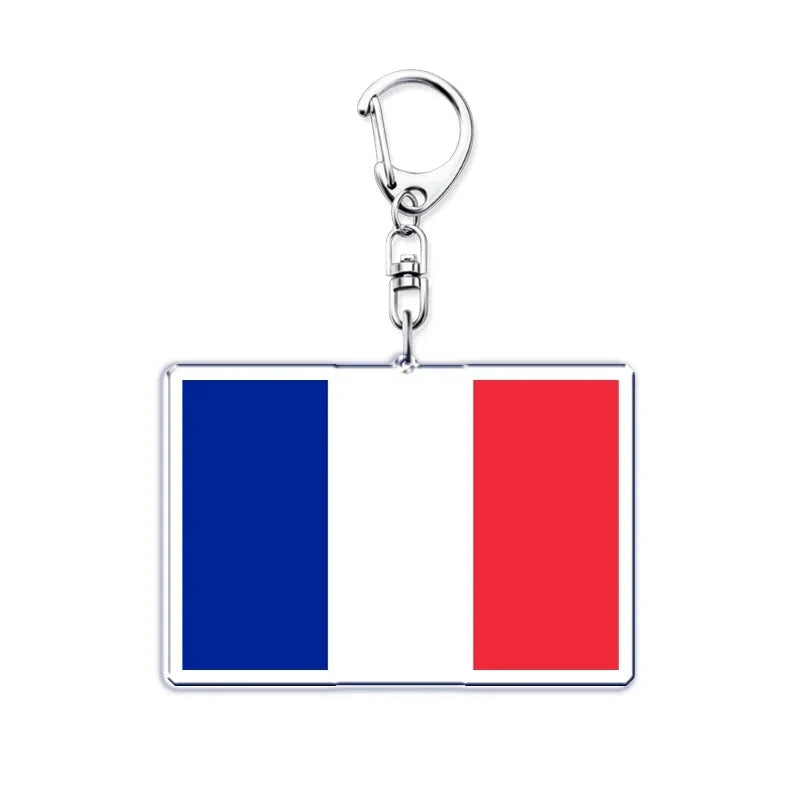 Country Flags Key Chain Keychains Ring for Accessories Bag Pendant American Britain Korean Korean Keyring Jewelry Fans Gifts