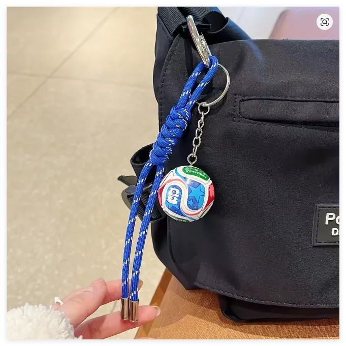 New Fashion Flag Football Keychain Country Soccer Club Fans Keyring Car Key Chains Souvenir Bag Pendant Accessories Gifts