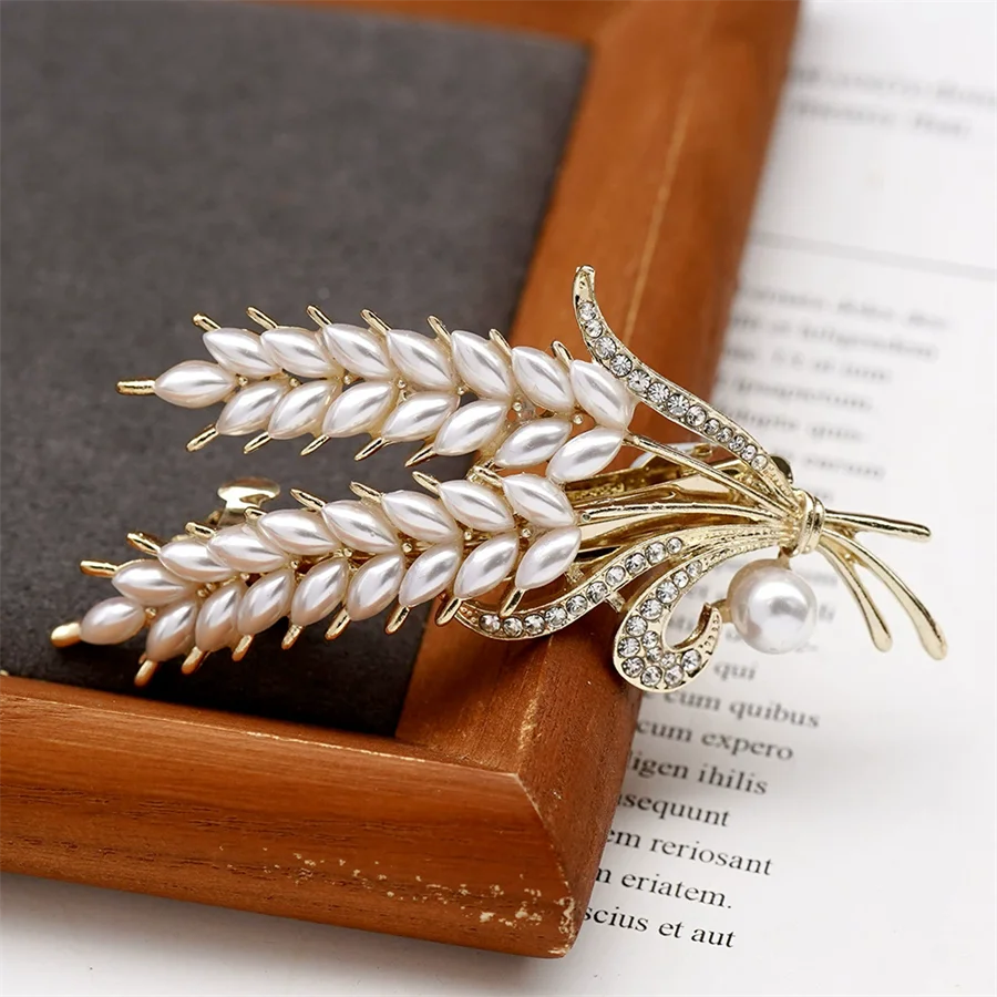 Korean version of flower crystal spring hair clips for women's fashion retro elegant ponytail horizontal chuck headdress jewelry